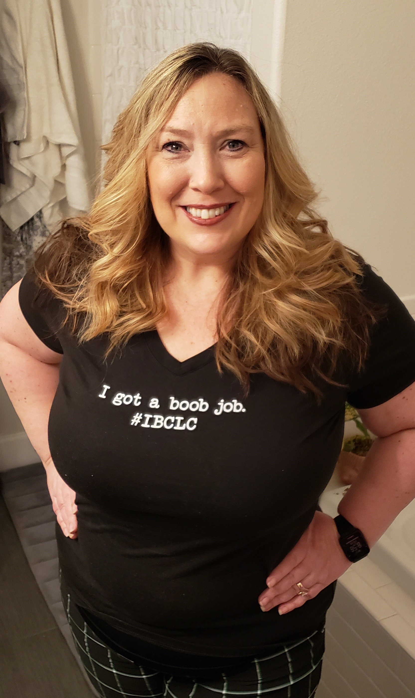 I got a boob job #IBCLC T-shirt